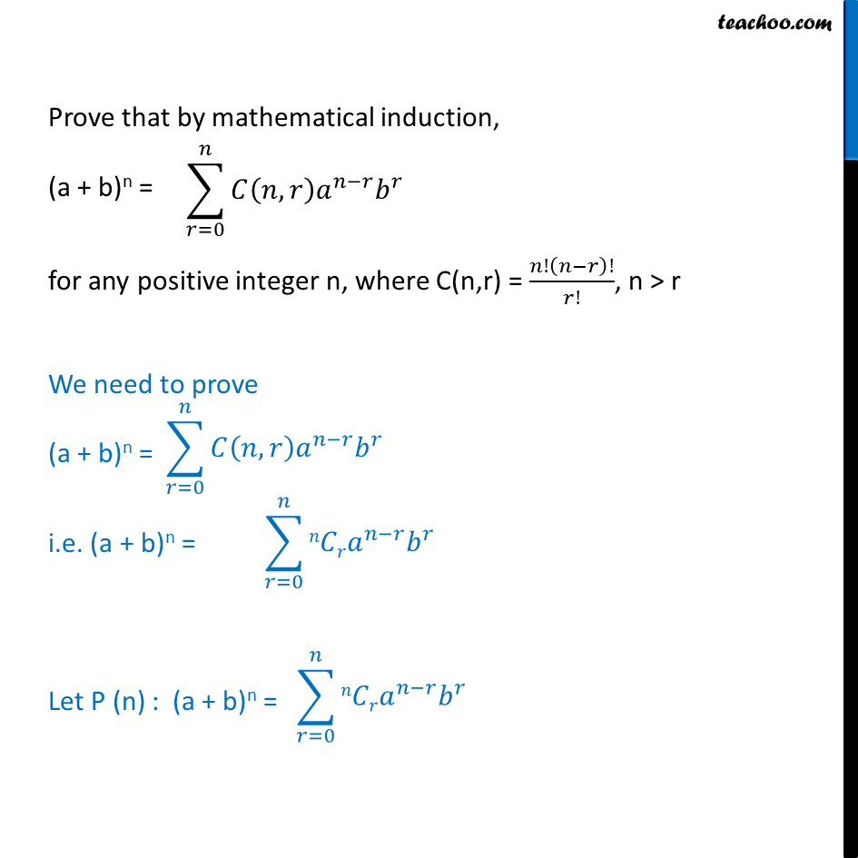 Proving Binomial theorem by Mathematical Induction - 1.PNG