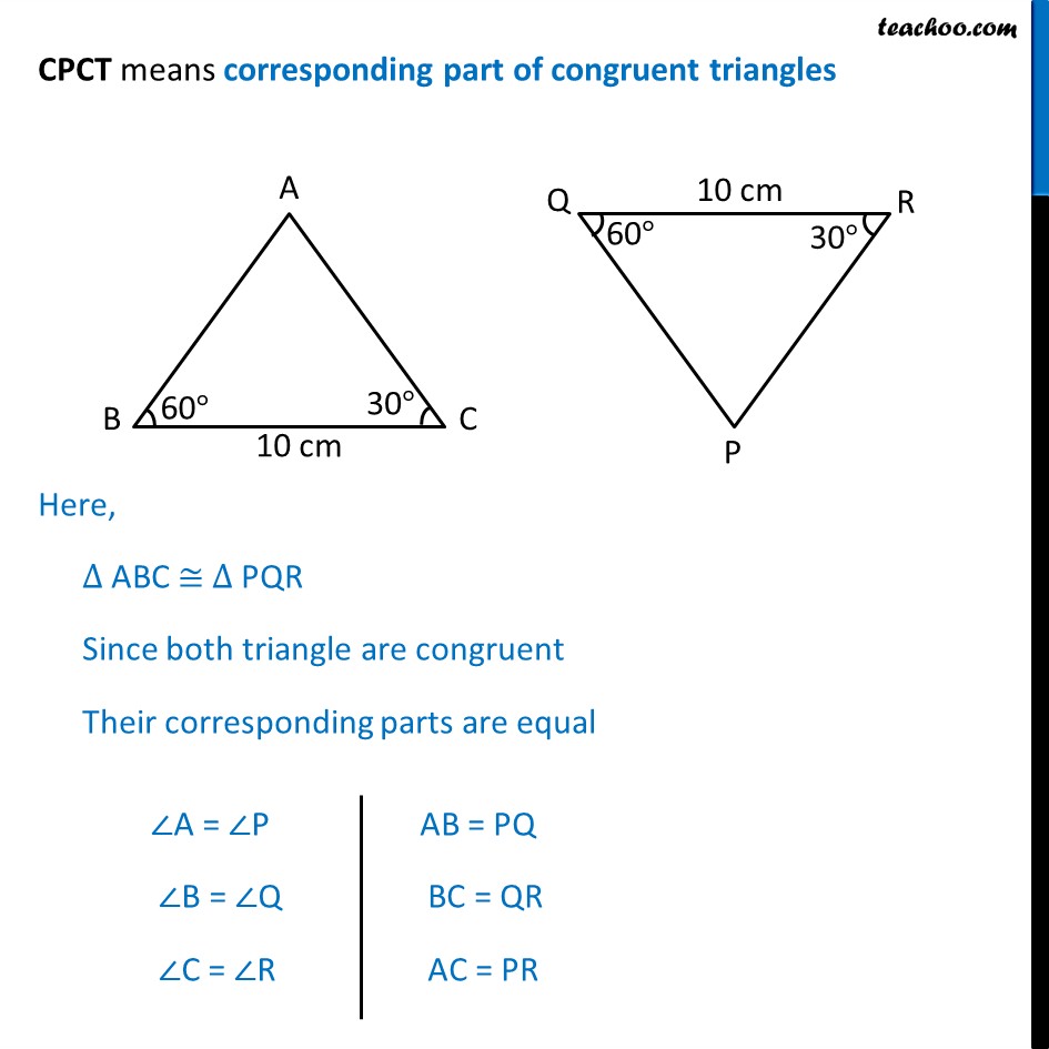 What is CPCT - Corresponding parts of congruent triangles.JPG